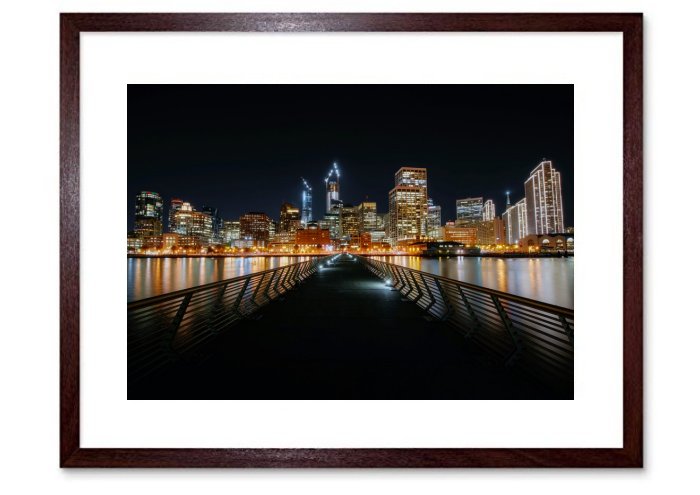 Pier 14 San Francisco California Night Evening